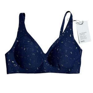 Knix Revolution V-Neck Bra Wireless Size XS+ Sagittarius Blue Limited Edition